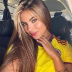Laura Sánchez, modelo paisa, apoya con pasión al equipo colombiano en la Copa América 2024