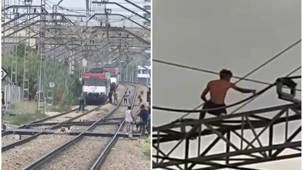 El hombre que se subió a una catenaria e interrumpió la circulación de los trenes ingresa en una unidad psiquiátrica El hombre que se subió a una catenaria e interrumpió la circulación de los trenes ingresa en una unidad psiquiátrica