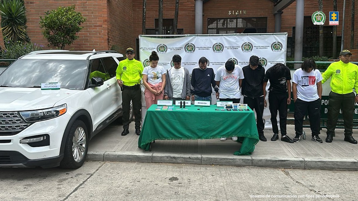 Diez asegurados de ‘La Viña’ por hurtos en siete departamentos del Colombia Diez asegurados de ‘La Viña’ por hurtos en siete departamentos del Colombia