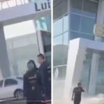 Emergencia en El Dorado: carro prende fuego frente al aeropuerto Emergencia en El Dorado: carro prende fuego frente al aeropuerto