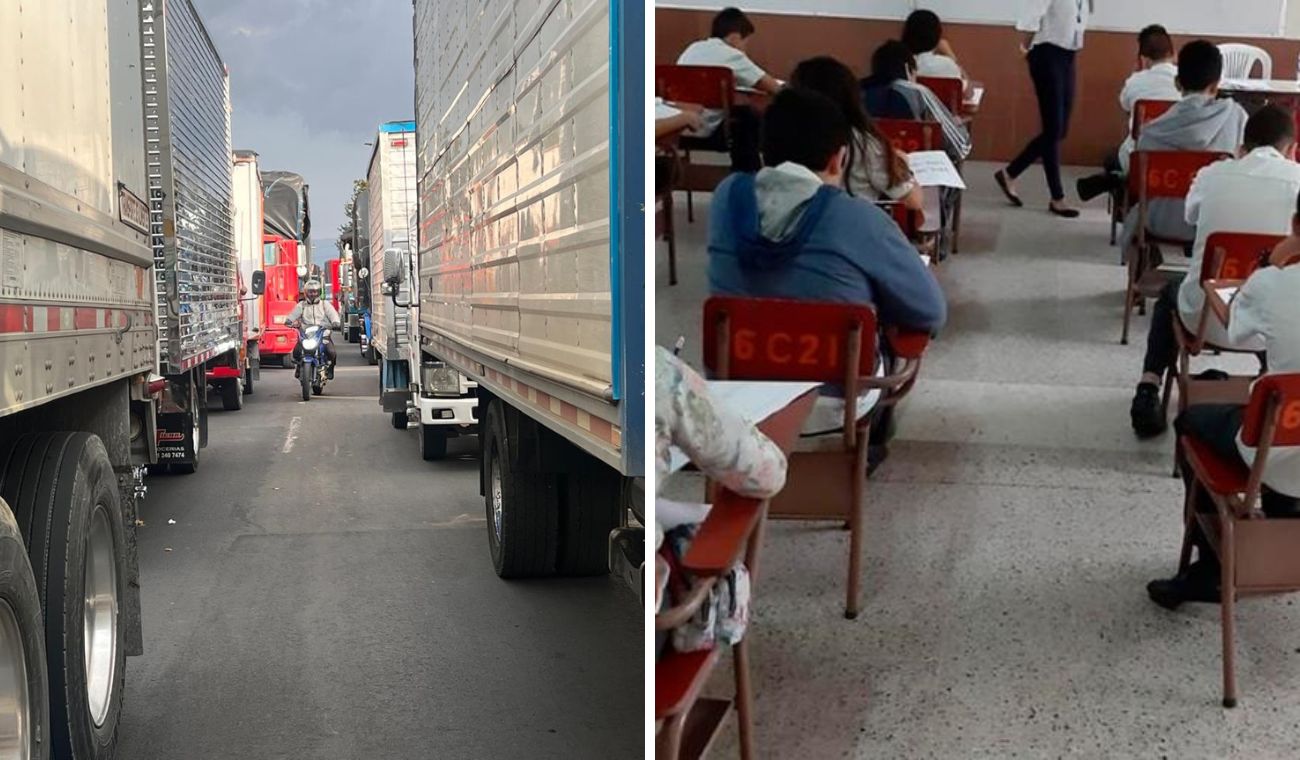 Paro de transportadores obliga a suspender clases en Bogotá este jueves Paro de transportadores obliga a suspender clases en Bogotá este jueves