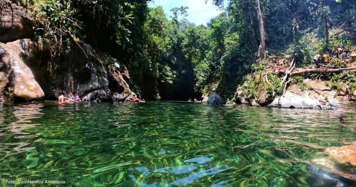 El desconocido río de Antioquia que maravilla con sus aguas cristalinas y queda cerca a Medellín