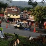 Tragedia vial: Dos muertos en choque de vehículos en la vía a Barbosa Tragedia vial: Dos muertos en choque de vehículos en la vía a Barbosa