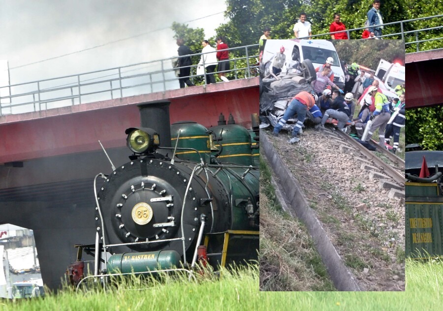 [Video] Accidente con el Tren de la Sabana deja dos personas atrapadas