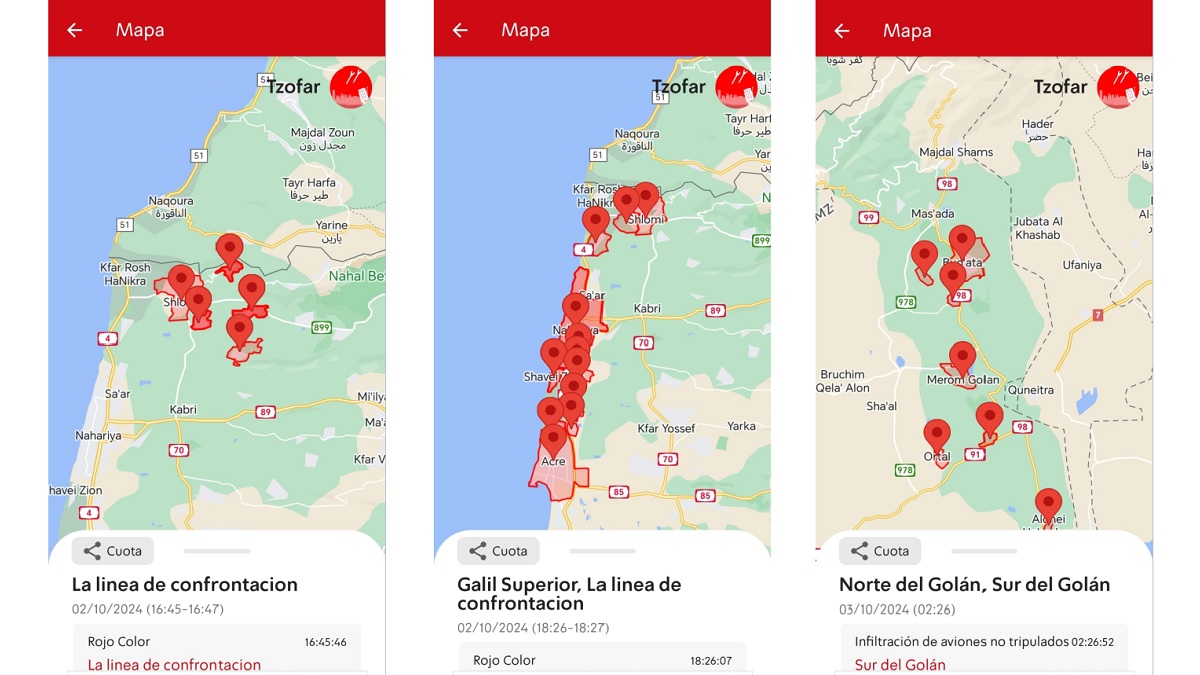 Así funciona Tzofar, la app del móvil que alerta a los israelíes ante los misiles de Irán, Hezbolá y Hamás Así funciona Tzofar, la app del móvil que alerta a los israelíes ante los misiles de Irán, Hezbolá y Hamás