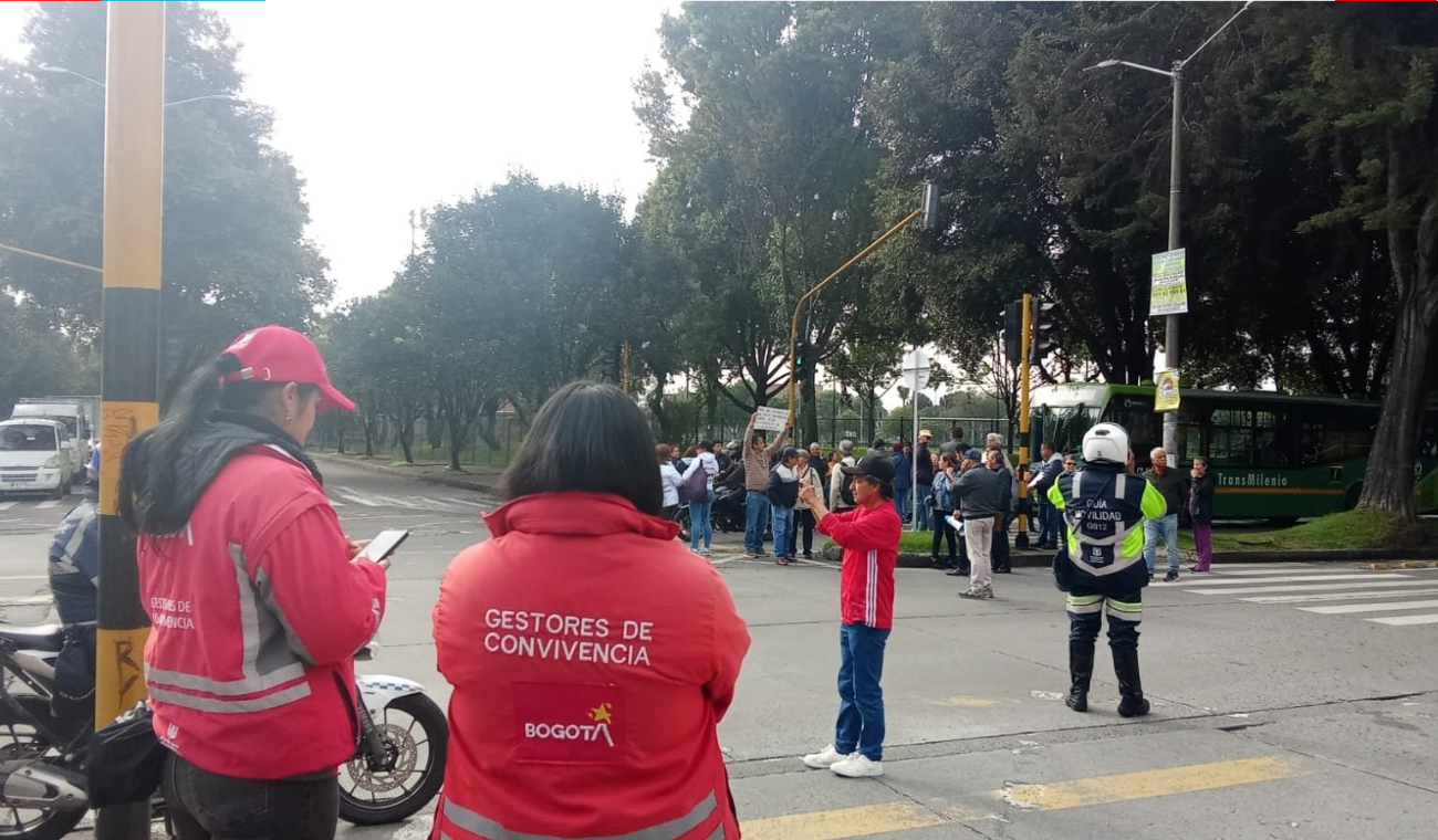 Transmilenio: Nuevos bloqueos este lunes en importante sector de Bogotá