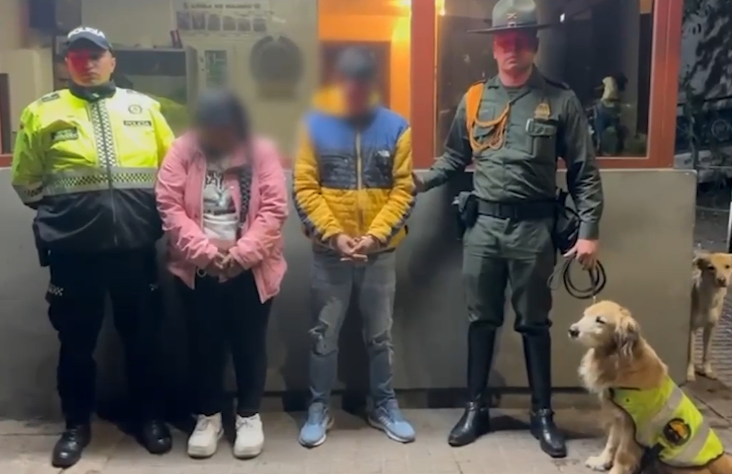 Policía en Bogotá captura a pareja que usaba menores para traficar cocaína