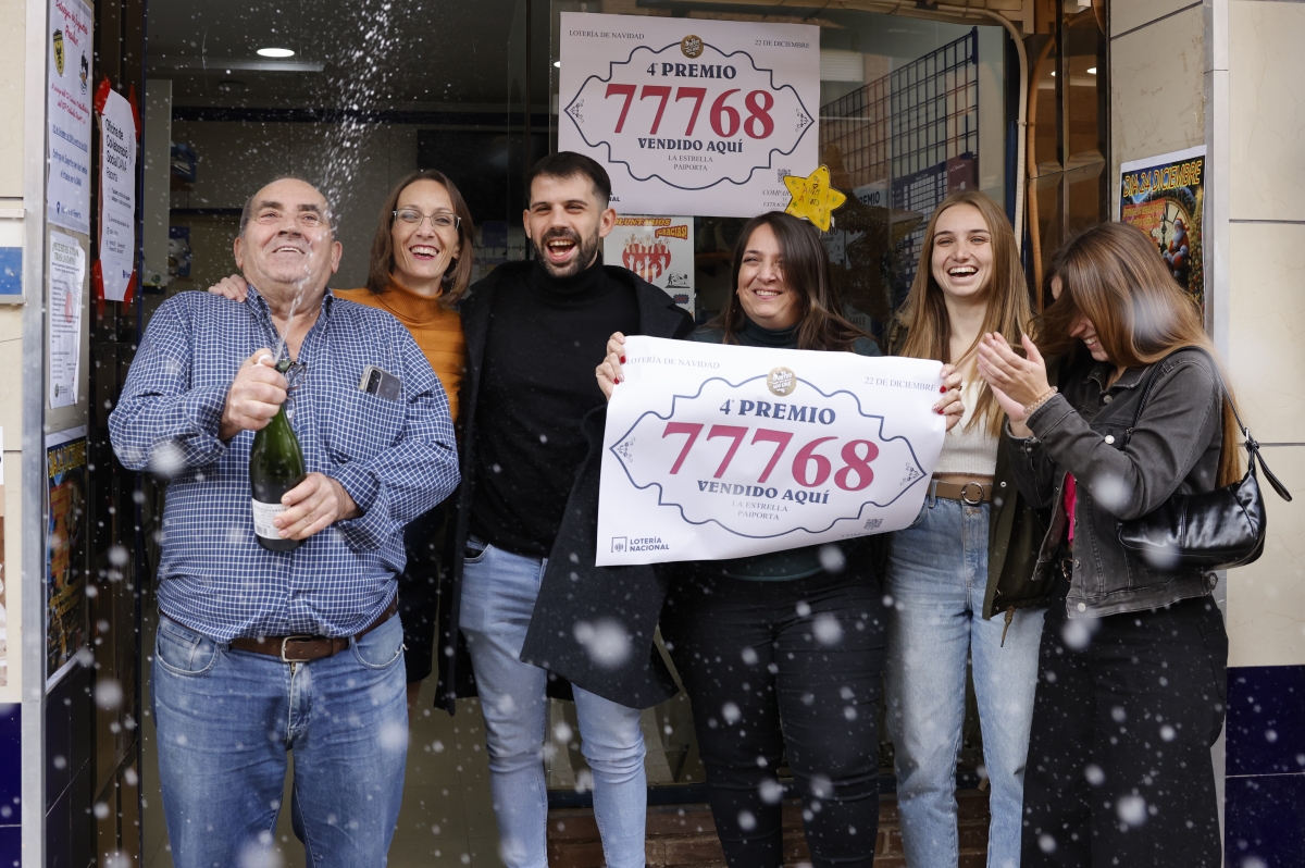 La Lotería de Navidad sonríe a Paiporta: cae allí el cuarto y quinto premio La Lotería de Navidad sonríe a Paiporta: cae allí el cuarto y quinto premio