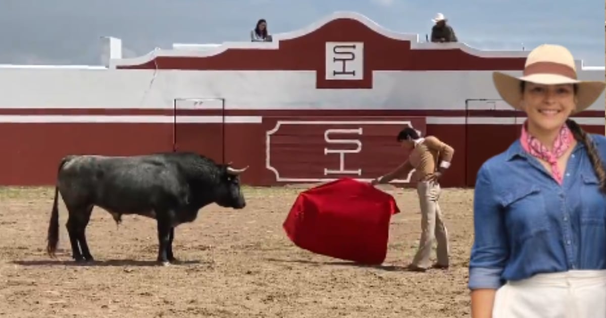 Una mujer ganadera cierra con sus toros la feria de Cali Una mujer ganadera cierra con sus toros la feria de Cali