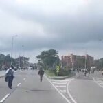 Avenida el Dorado colapsada: manifestantes ponen a caminar a ciudadanos