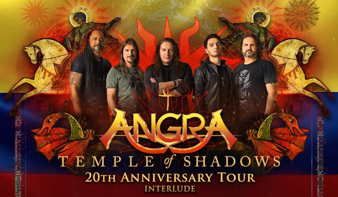 Angra, regresa a Colombia con su tour de aniversario: clásicos del metal Angra, regresa a Colombia con su tour de aniversario: clásicos del metal