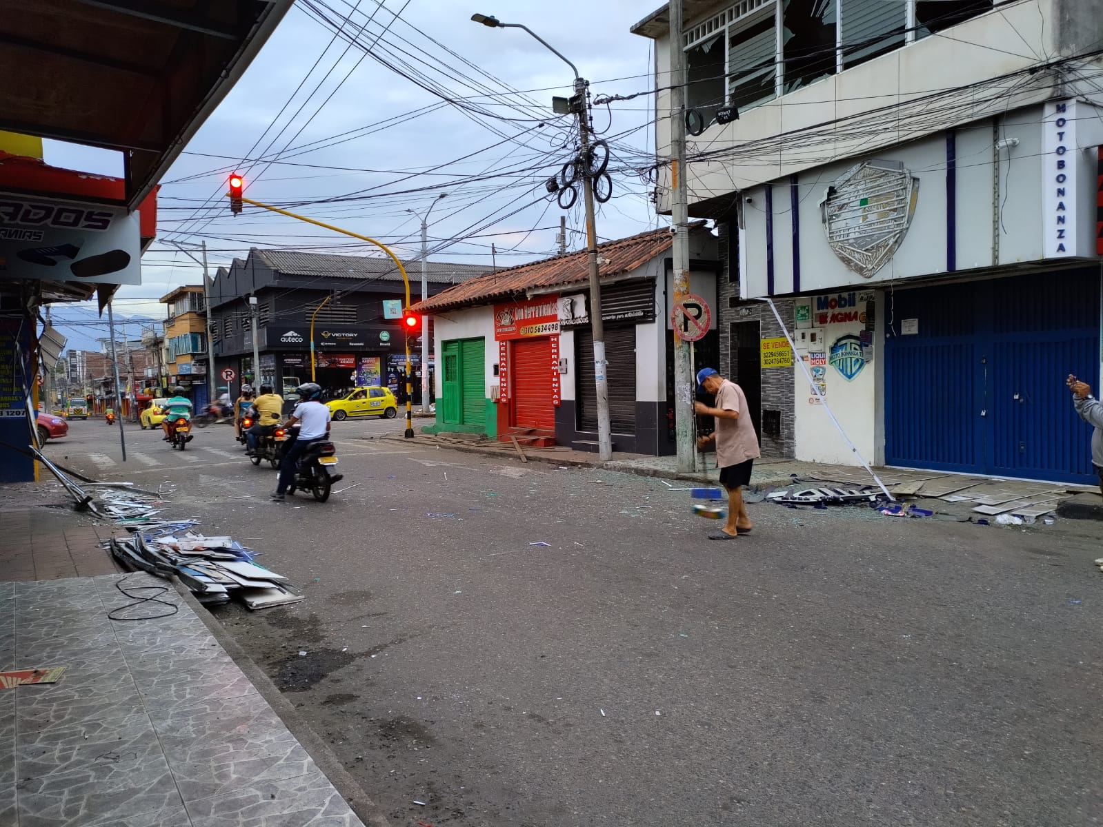 Terror en Bogotá: explosión alertó a los ciudadanos en el centro