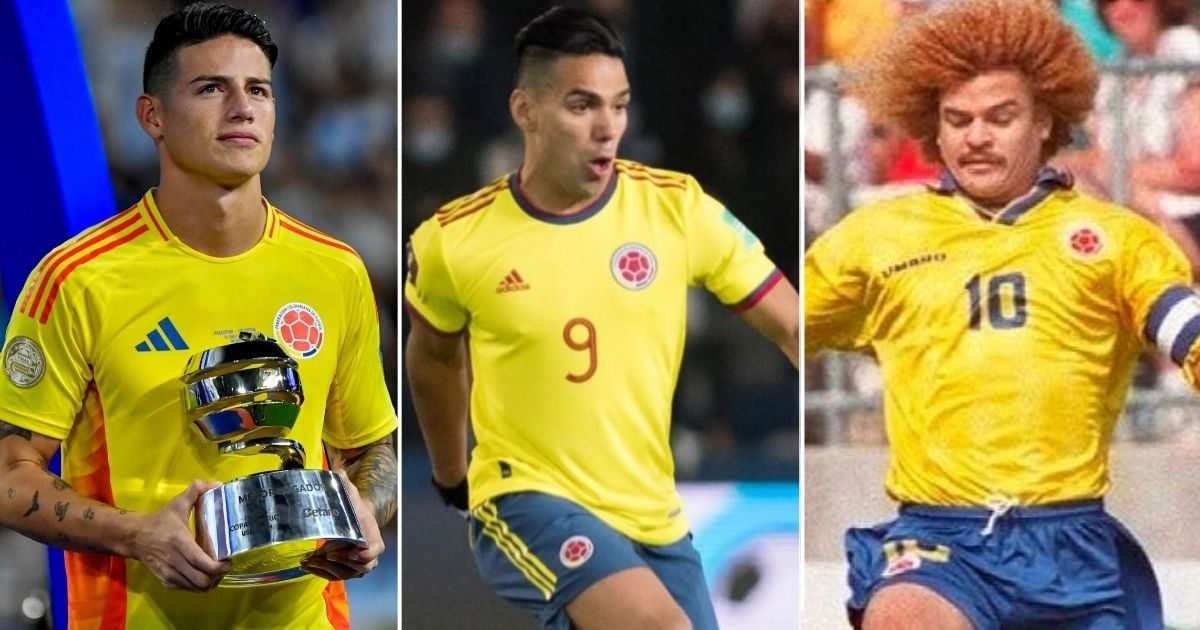 Los 3 mejores futbolistas en la historia de Colombia, según la IA; un goleador fue borrado Los 3 mejores futbolistas en la historia de Colombia, según la IA; un goleador fue borrado