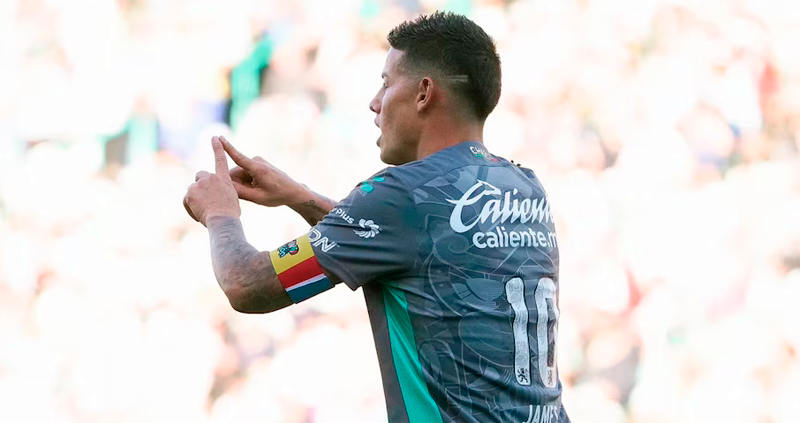 James Rodríguez furioso tras la derrota de León ante Santos en la Liga de México