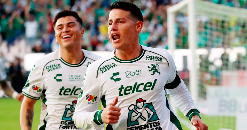 Defienden a James Rodríguez de las duras críticas con el Club León de México