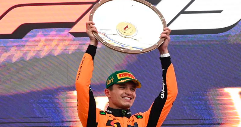 Lando Norris se alza con la victoria en el Gran Premio de Australia de la F1