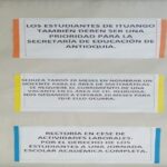 Noticias Antioquia: 1.400 estudiantes afectados por cese de actividades