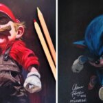 La exposición que «devuelve la humanidad» a ilustraciones creadas por IA llega al distrito Latina de Madrid con nuevas obras sobre videojuegos