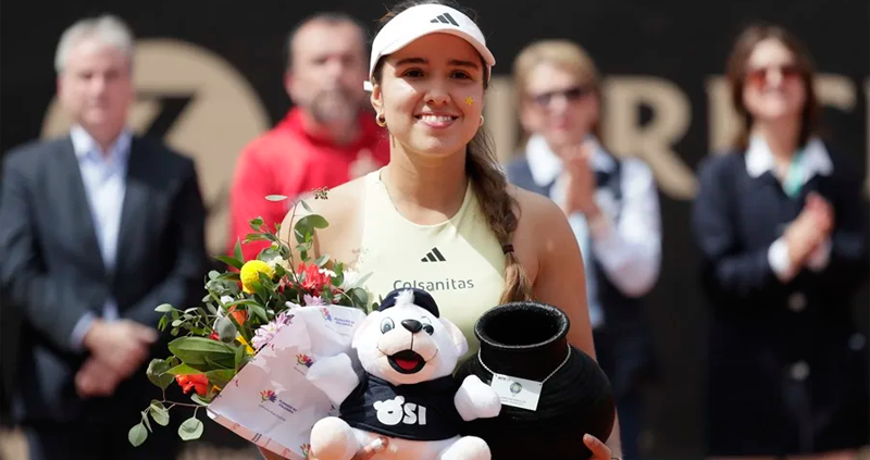 Camila Osorio vence a la polaca Kawa y se convierte en tricampeona en Bogotá