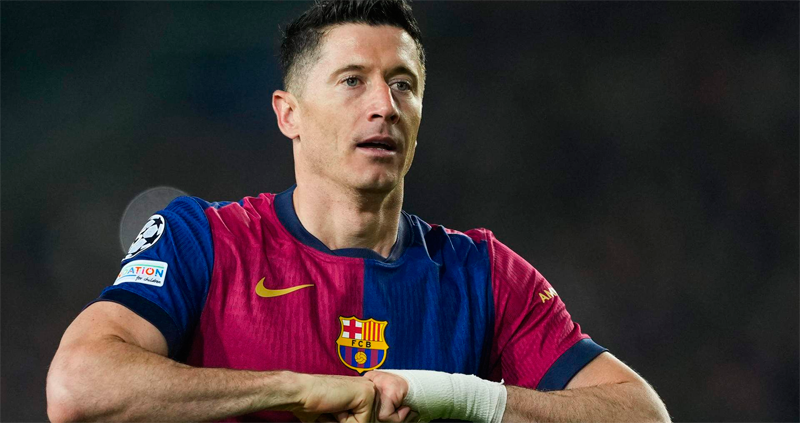 Lewandowski sufre una lesión en el semitendinoso del muslo izquierdo