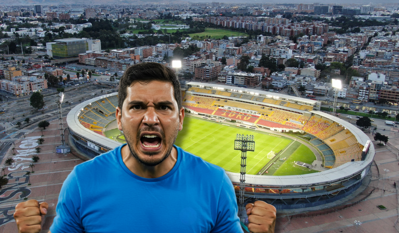 Tremenda fiesta en El Campín: así fue el papayazo que enfadó a los hinchas Tremenda fiesta en El Campín: así fue el papayazo que enfadó a los hinchas
