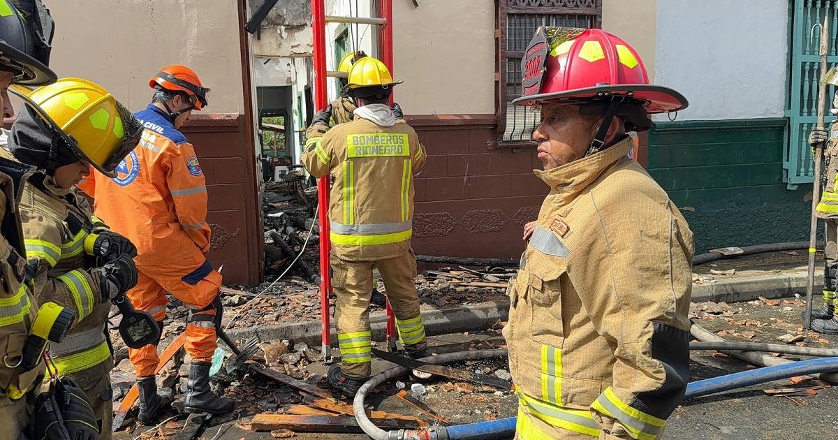 Noticias Antioquia: Incendio en Rionegro dejó una persona herida