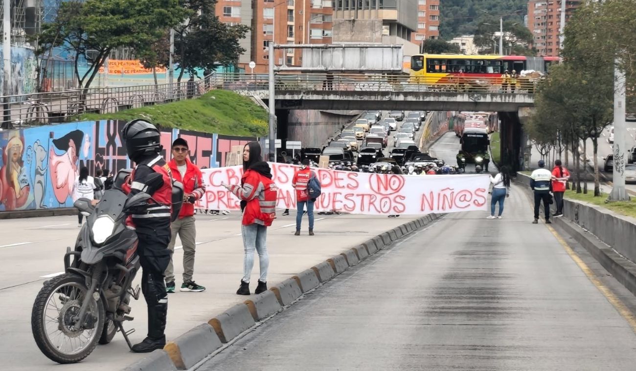 Caos en Bogotá por manifestaciones: trancones monumentales y cierres viales Caos en Bogotá por manifestaciones: trancones monumentales y cierres viales