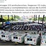 Noticias Antioquia: Gobernador critica a Petro por trino de ambulancias Noticias Antioquia: Gobernador critica a Petro por trino de ambulancias