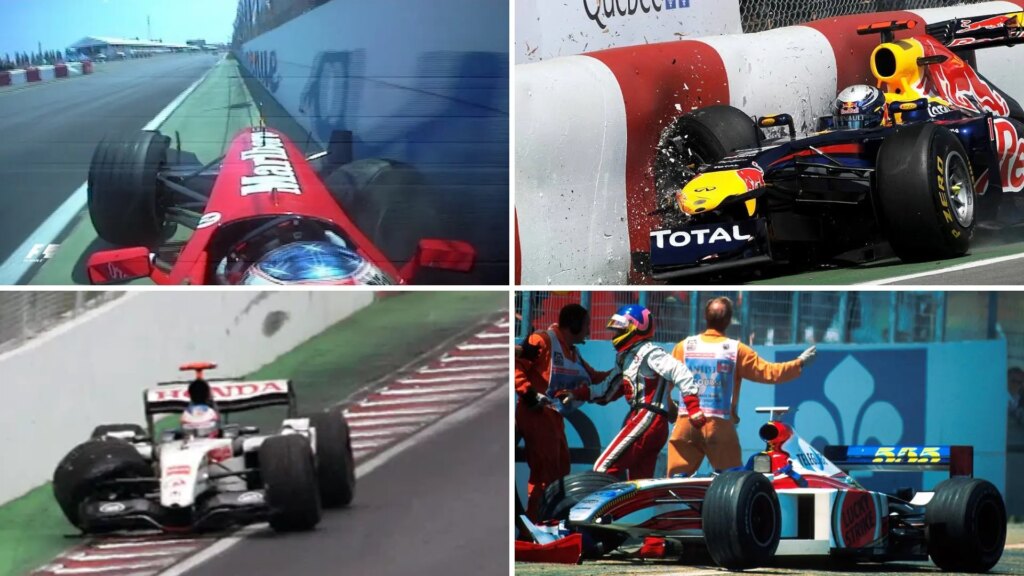 así es la curva más famosa del GP de Canadá de F1 en el circuito Gilles Villeneuve