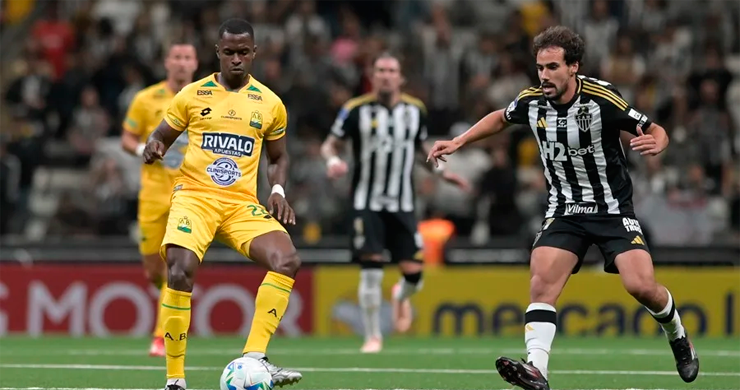 Atlético Mineiro sufre contra el Bucaramanga, pero se clasifica a los octavos de final de la Sudamericana