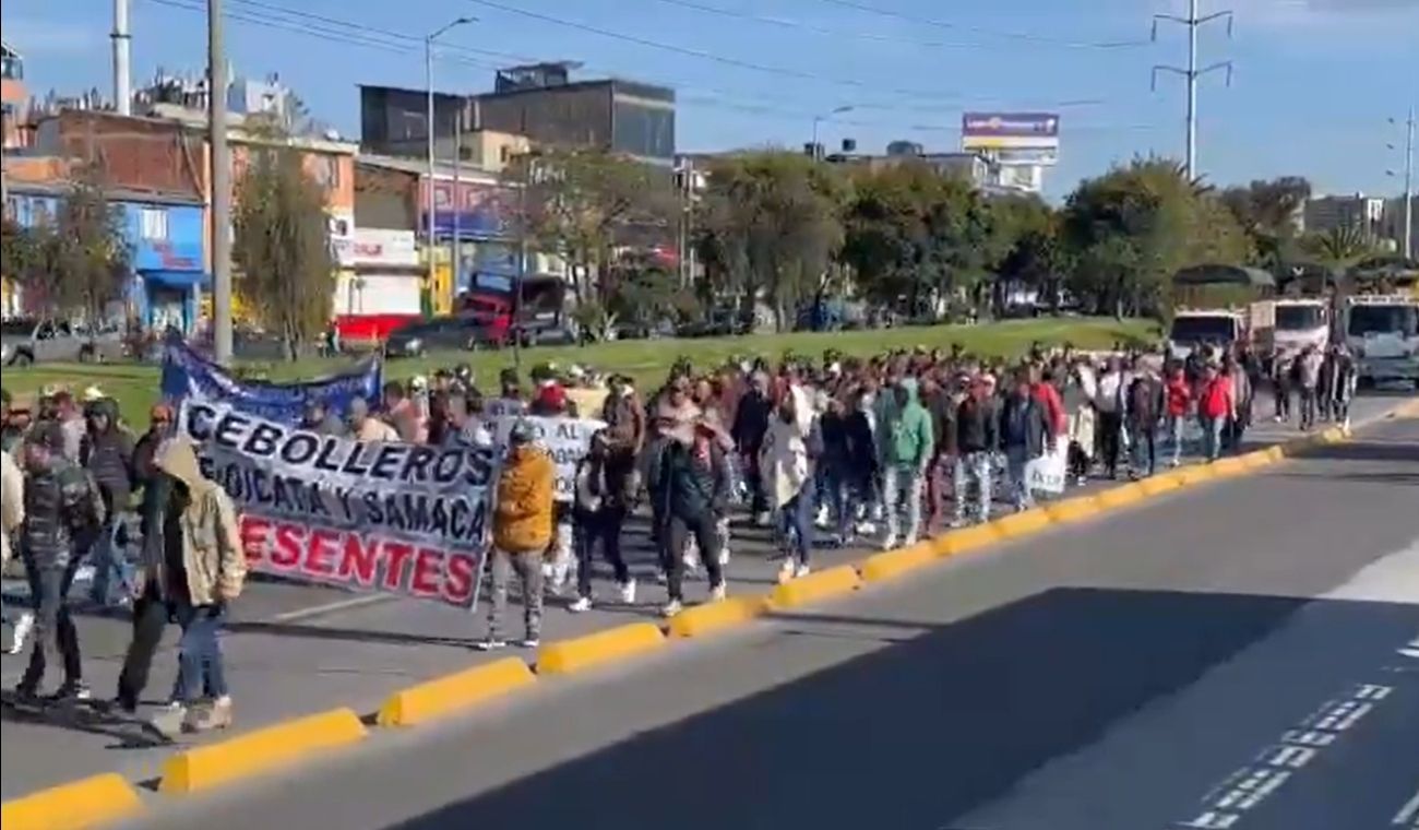 Avanzan manifestaciones en Bogotá: estás son las calles afectadas por ahora Avanzan manifestaciones en Bogotá: estás son las calles afectadas por ahora