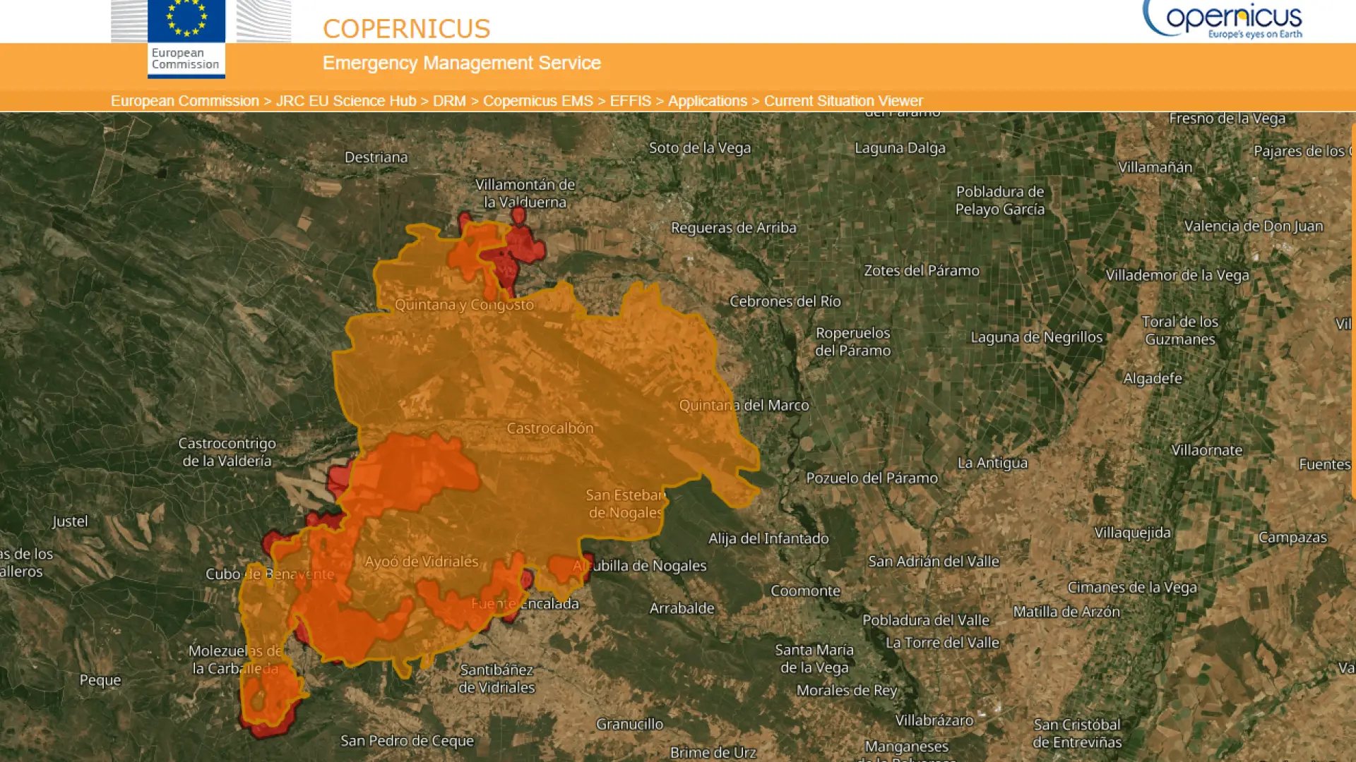 Molezuelas, el peor incendio forestal de la historia de España desde que hay registros Molezuelas, el peor incendio forestal de la historia de España desde que hay registros