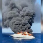 Un incendio en un yate privado frente a Formentera obliga a rescatar a siete personas