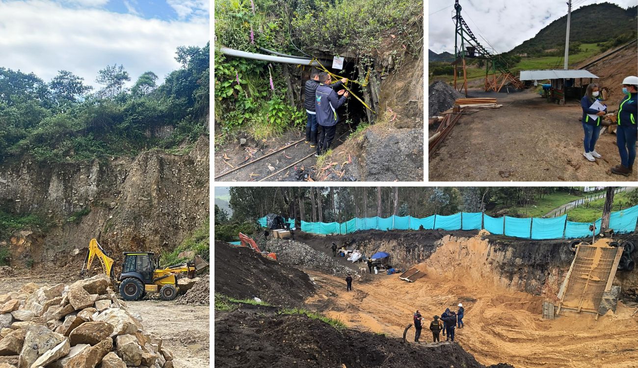 Minería ilegal en Sasaima quedó al descubierto: CAR suspendió actividad