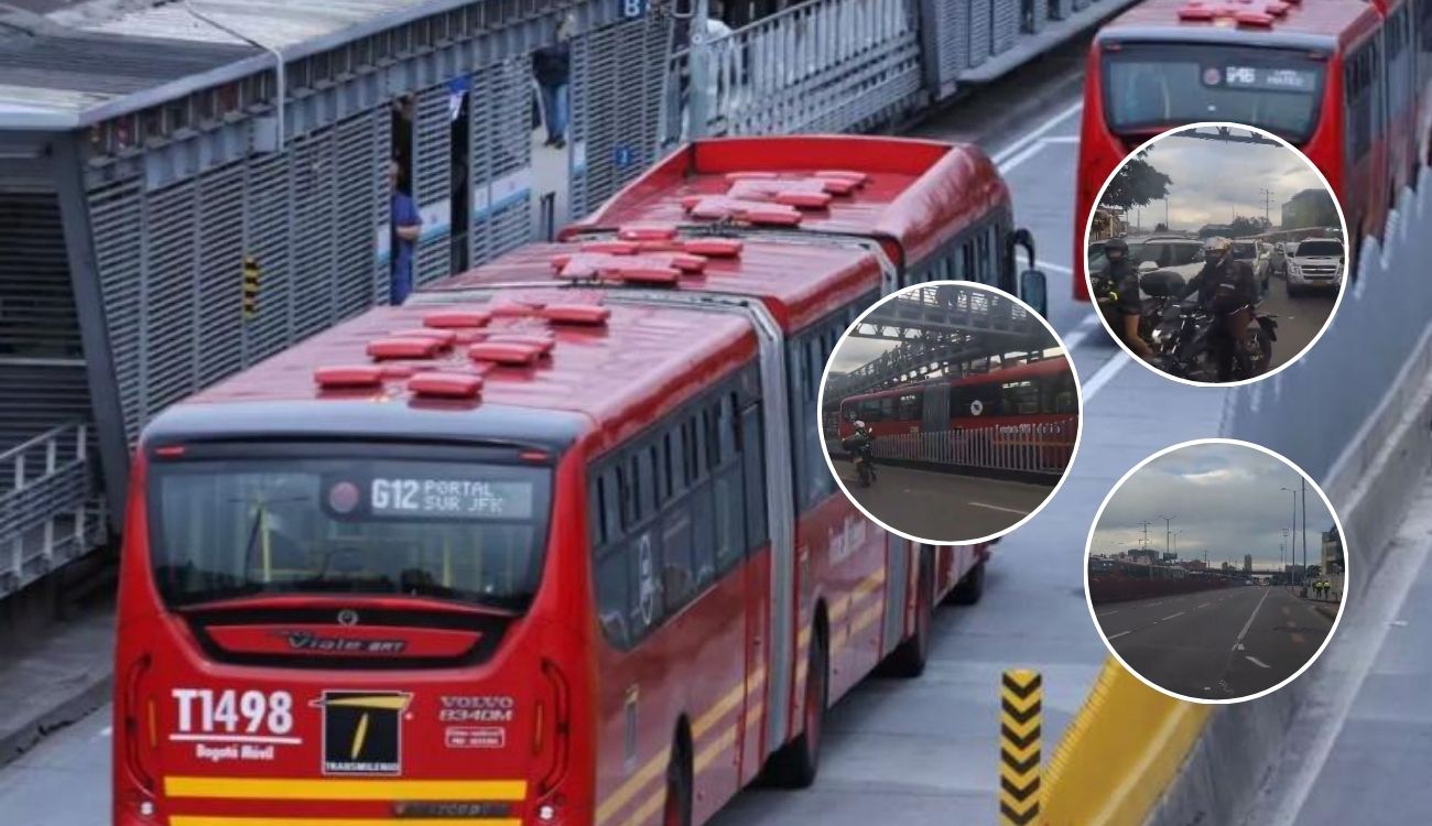 Bloqueo en NQS genera caos y cierre de estaciones de TransMilenio