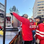 Carros de comida incautados en el centro de Bogotá por alimentos dañados