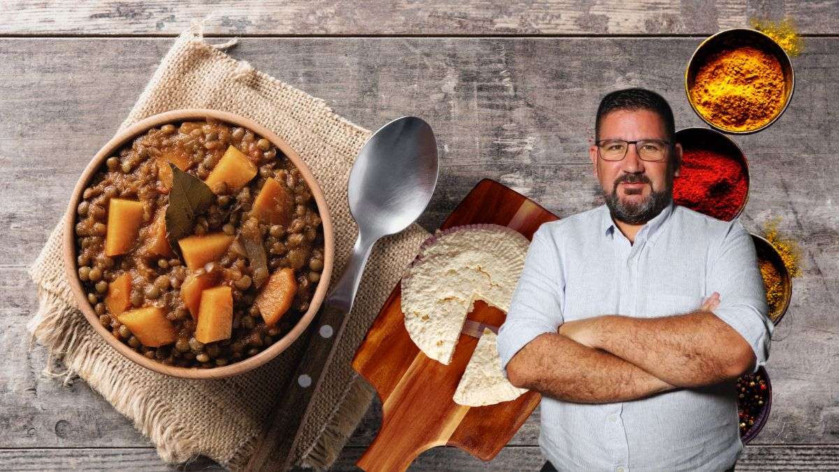 El chef Dani García abre el debate en redes con sus lentejas con curry y foie gras