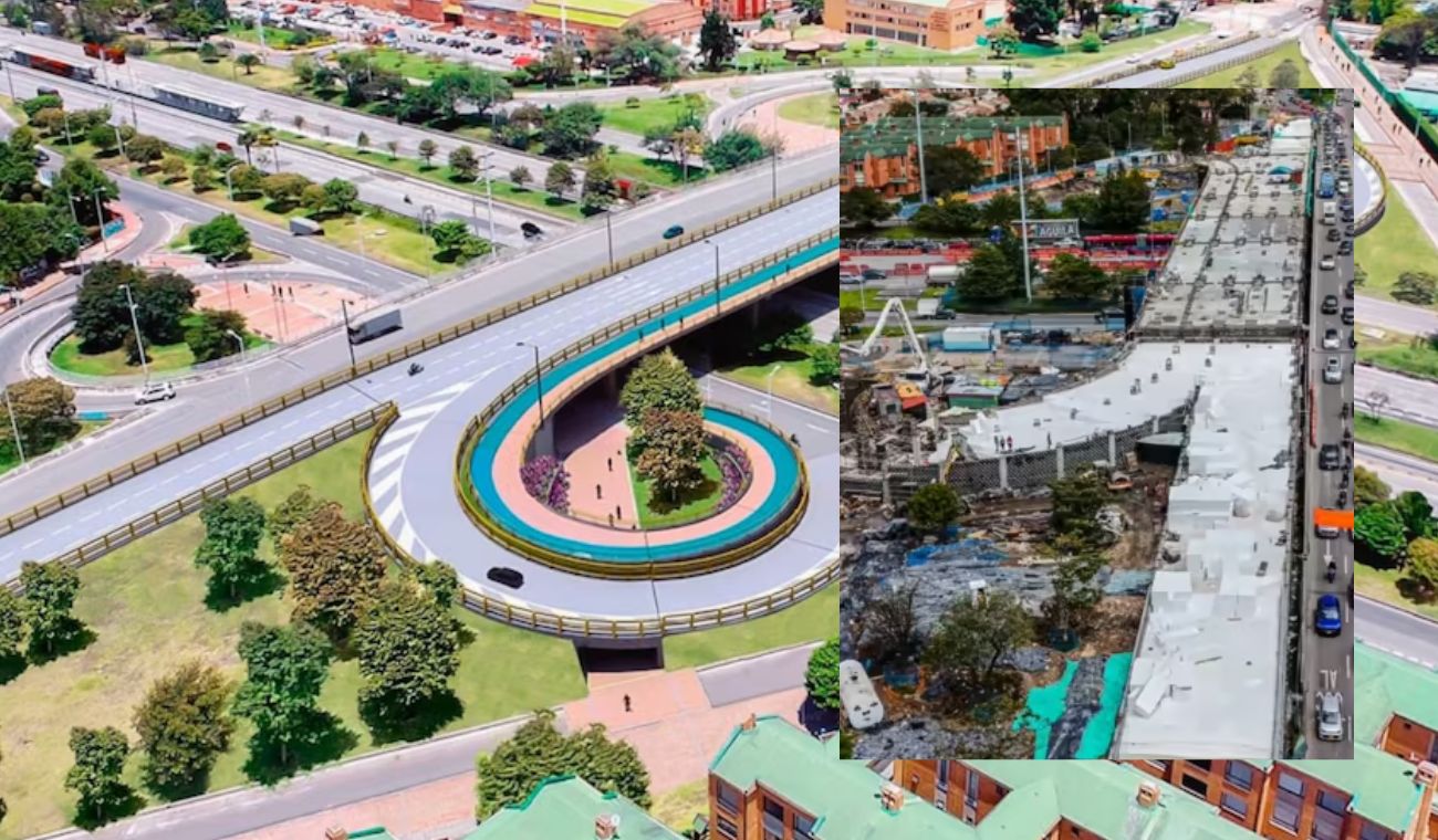 Puente de Icopor en el norte de Bogotá: pesa 50 veces menos que el concreto Puente de Icopor en el norte de Bogotá: pesa 50 veces menos que el concreto