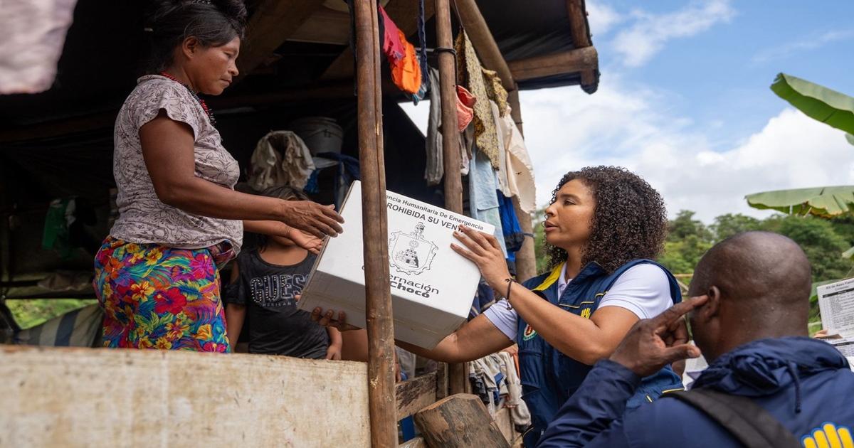Chocó: 20 toneladas de ayudas humanitarias llegaron al municipio de Bagadó