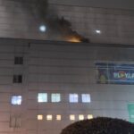 Incendio en el centro comercial San Rafael: evacuan a las personas