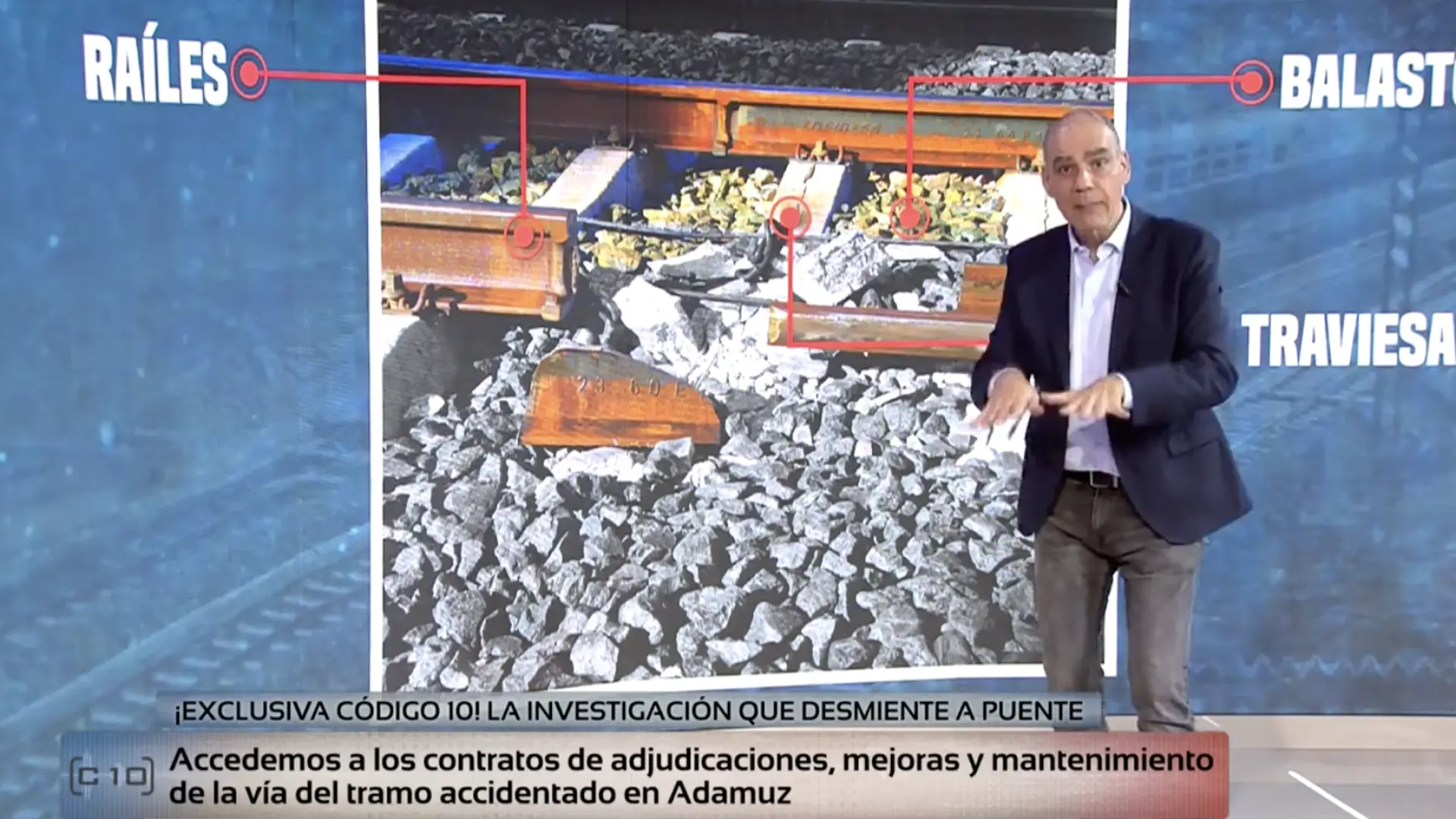 Nacho Abad destapa en exclusiva los contratos del accidente de Adamuz: «Se usó balasto reciclado»