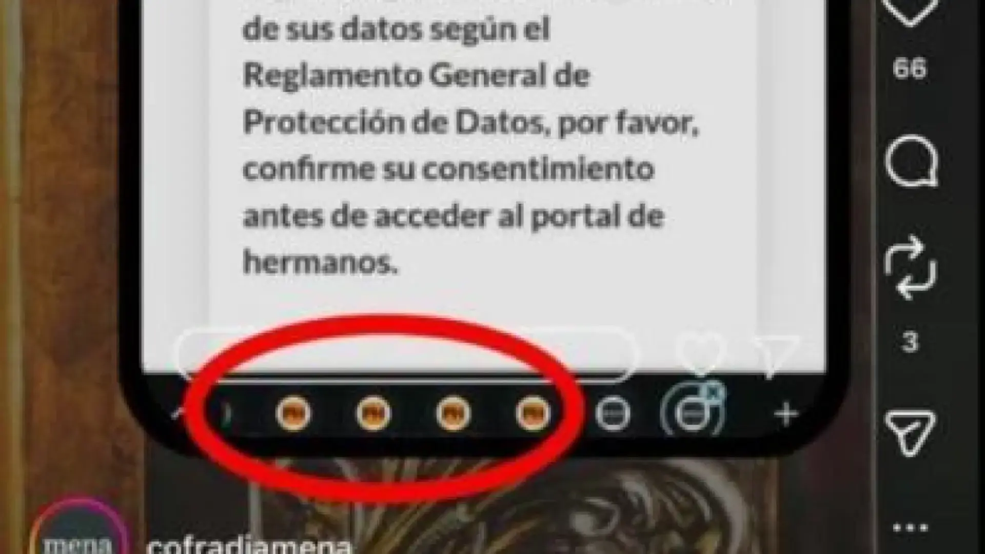 Una cofradía de Málaga pide disculpas al verse en sus redes iconos de una web porno Una cofradía de Málaga pide disculpas al verse en sus redes iconos de una web porno