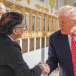Crónica del encuentro entre Trump y Petro, quien por primera vez en casi 4 años llegó antes de la hora a una cita