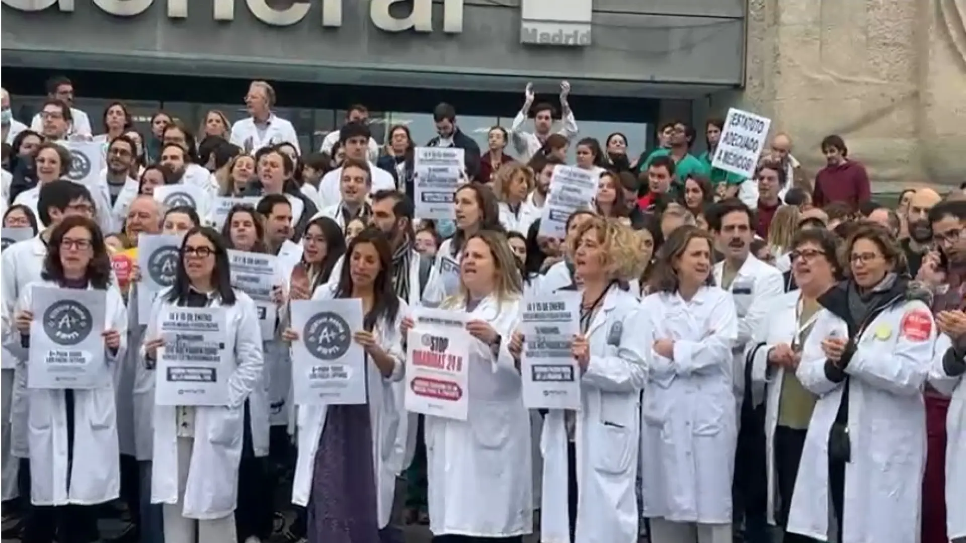 Huelga de médicos, en directo Huelga de médicos, en directo