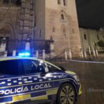 Los fuertes vientos de la borrasca Leonardo provocan el desprendimiento de elementos de la Giralda de Sevilla Los fuertes vientos de la borrasca Leonardo provocan el desprendimiento de elementos de la Giralda de Sevilla