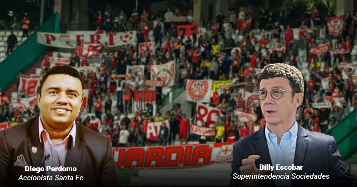 Uno de los dueños del Independiente Santa Fe terminó multado por la Supersociedades en cabeza de Billy Escobar