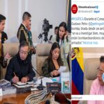 Presidente Petro denunció un posible bombardeo de Ecuador en territorio colombiano Presidente Petro denunció un posible bombardeo de Ecuador en territorio colombiano