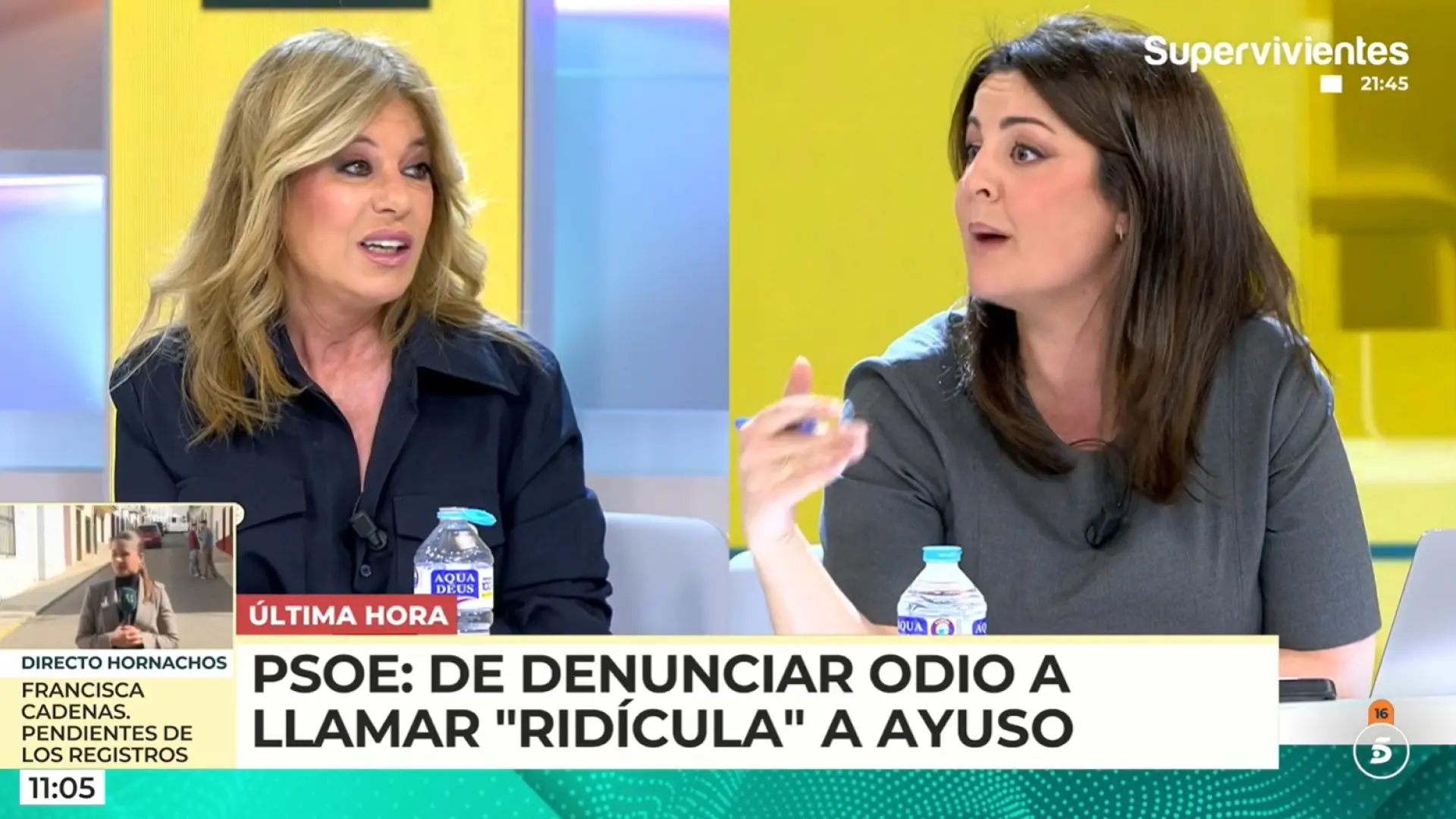 Tensión entre Esther Palomera y Ketty Garat en ‘El programa de Ana Rosa’: «Tú manipulas habitualmente» Tensión entre Esther Palomera y Ketty Garat en ‘El programa de Ana Rosa’: «Tú manipulas habitualmente»
