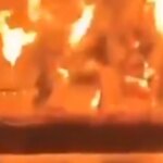 el impresionante ataque a dos petroleros en aguas de Irak que ha dejado un muerto