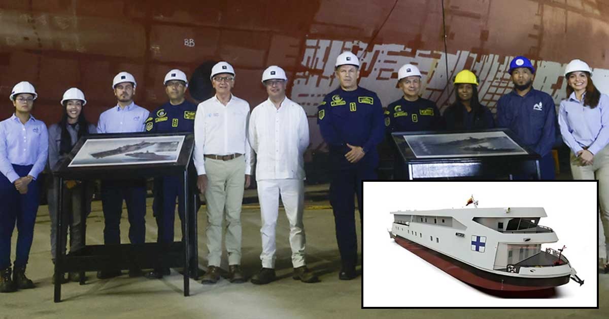 Un barco hecho en Cartagena por la Armada llegara al Amazonas y Putumayo